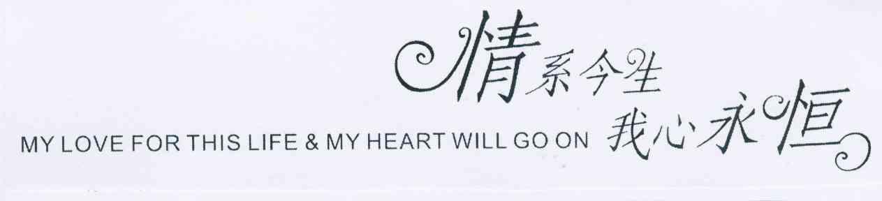 情系今生 我心永恒 my love for this life&my heart will go on