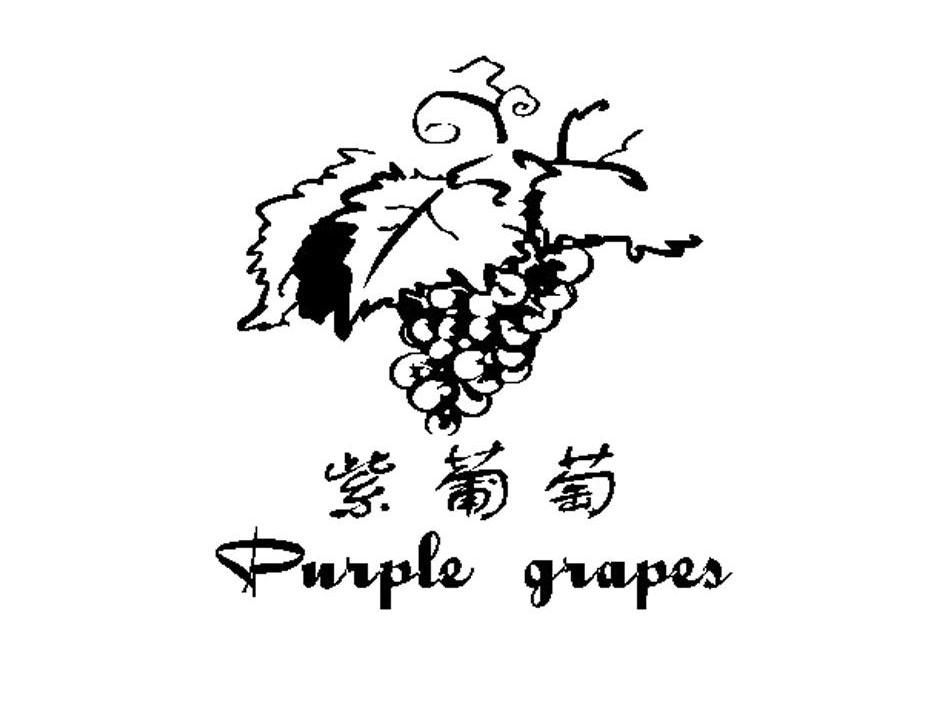 紫葡萄 purple grapes商标已注册