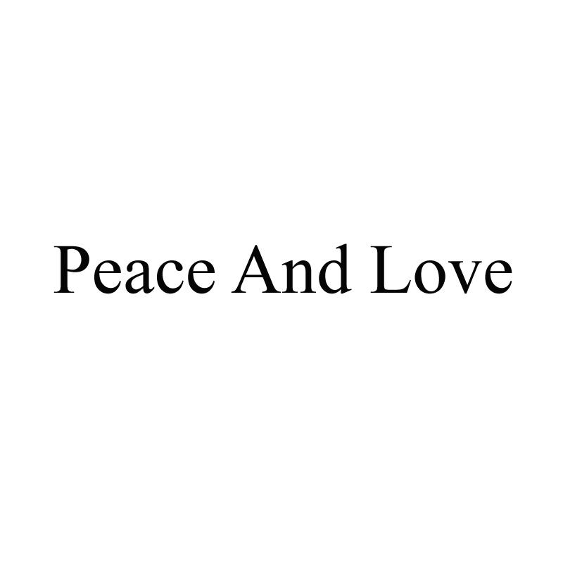  em>peace /em> and  em>love /em>