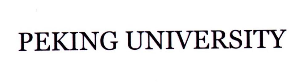 em>peking/em em>university/em>