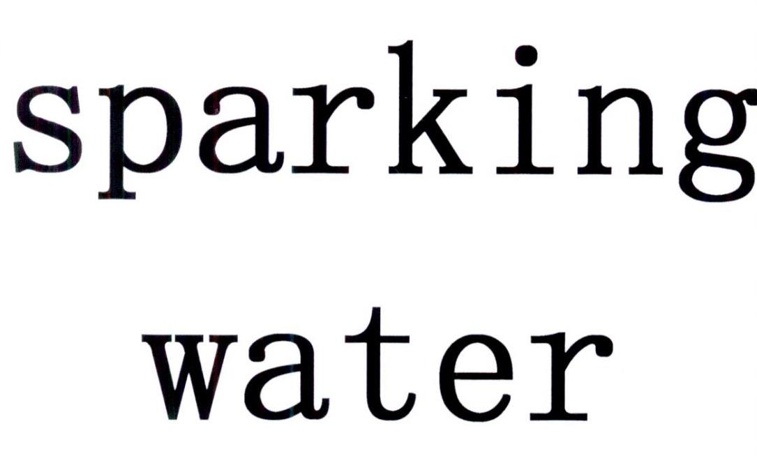  em>sparking /em>  em>water /em>