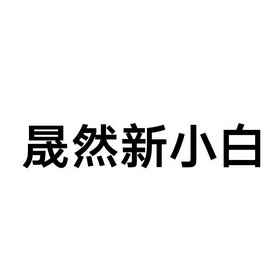 晟然新小白