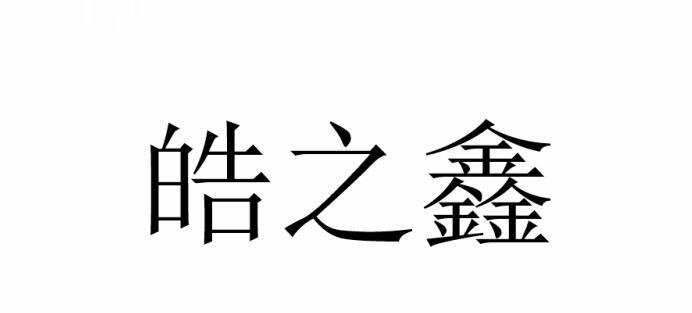 皓 em>之/em>鑫