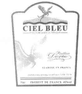 ciel bleu panthere doree