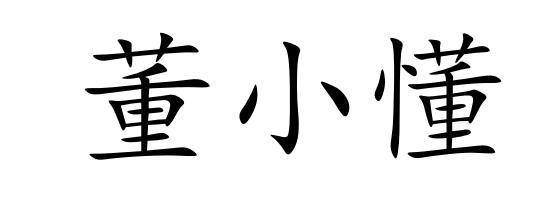 em>董小懂/em>