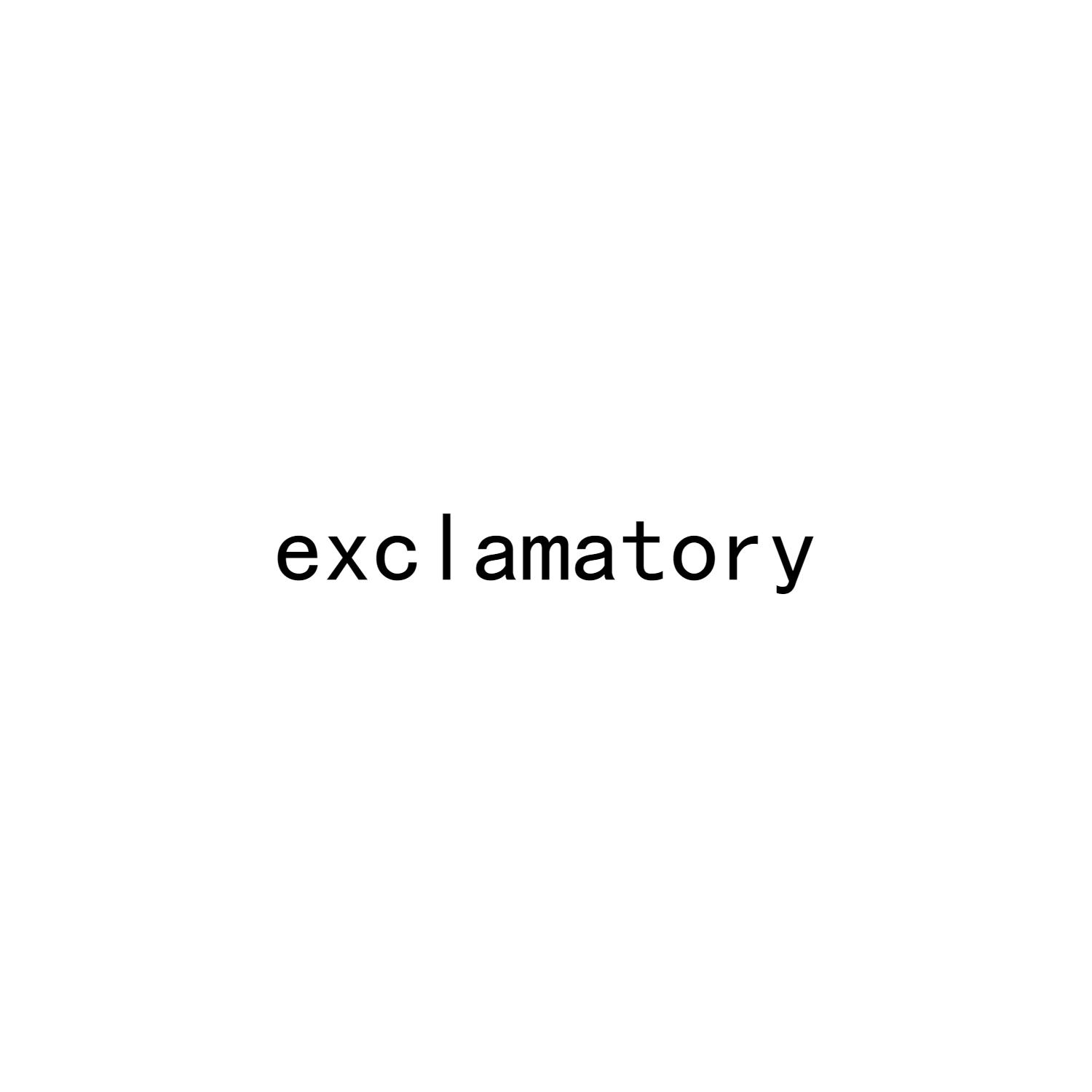 exclamatory
