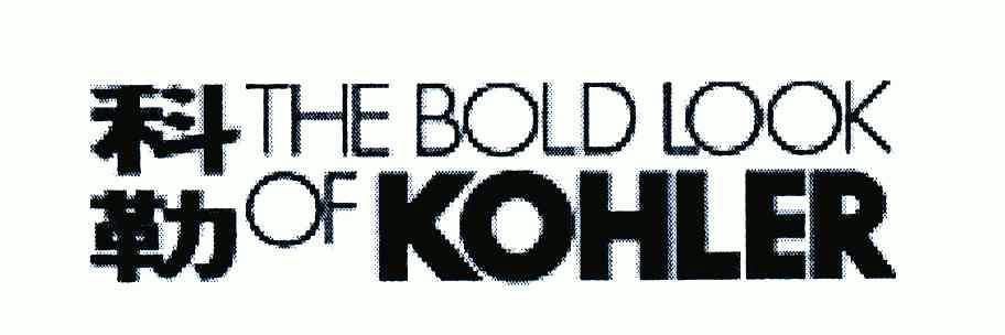 科勒;the bold look of kohler商标使用许可备案完成