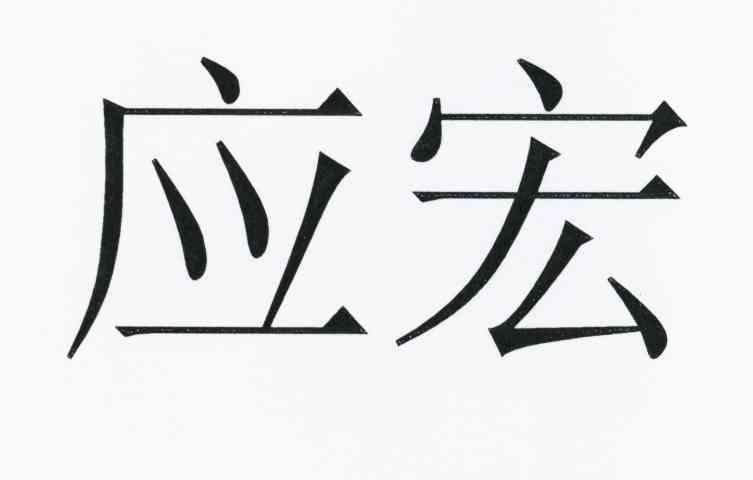 em>应宏/em>