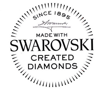 since 1895 made with swarovski created diamonds