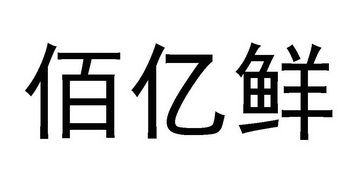 佰亿鲜商标注册申请