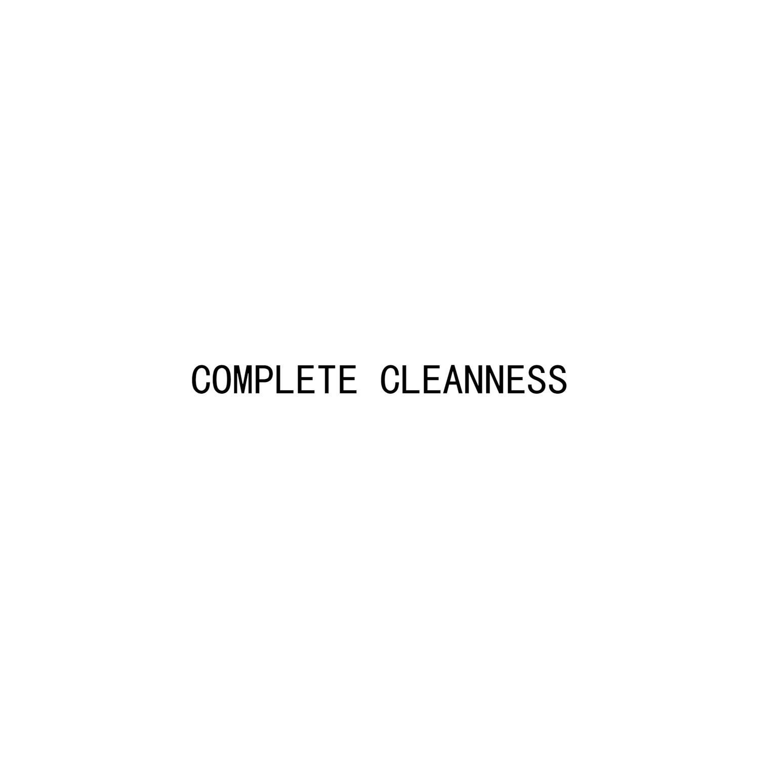  em>complete /em> cleanness