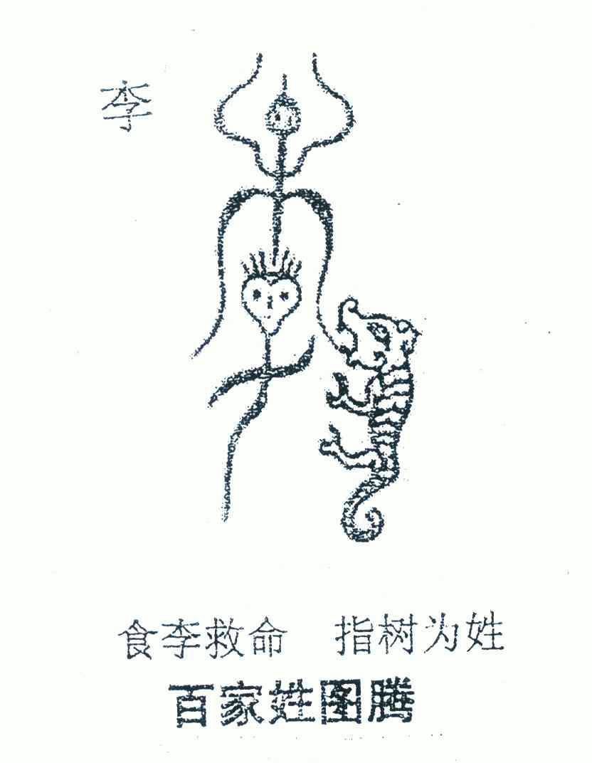 李食李救命指树为姓百家姓图腾 - 企业商标大全 - 商标信息查询 - 爱