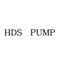 hds pump