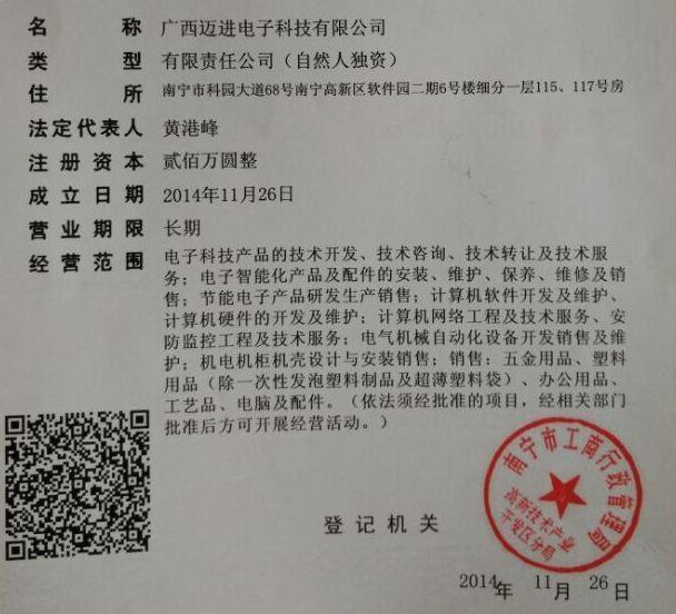 广西迈进电子科技有限公司