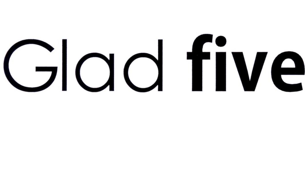  em>glad /em>  em>five /em>