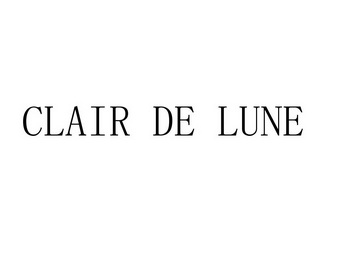  em>clair /em> de lune