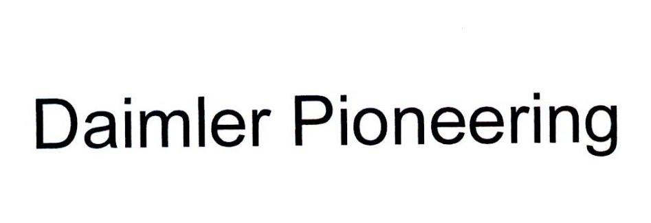daimler  em>pioneering /em>