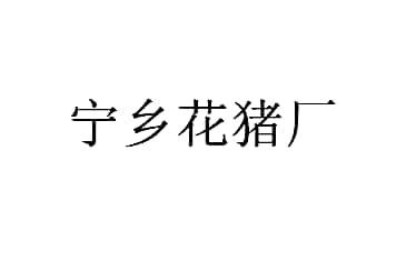 宁乡花 猪厂商标注册申请