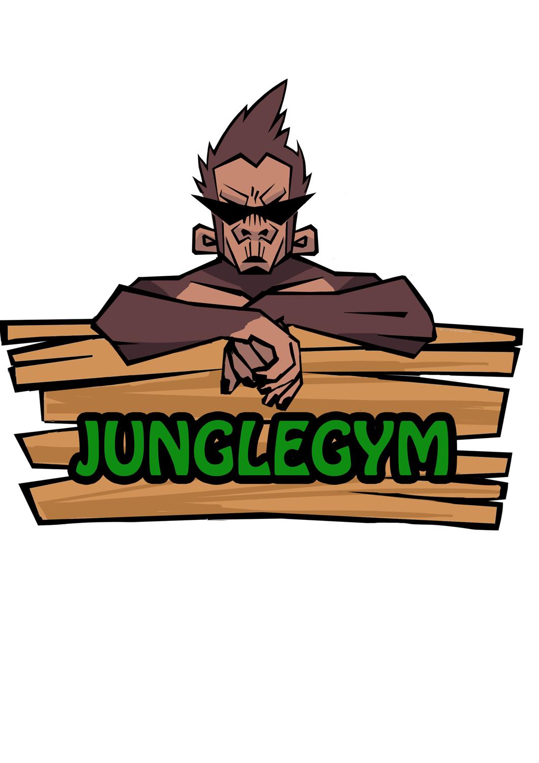 junglegym简笔画图片