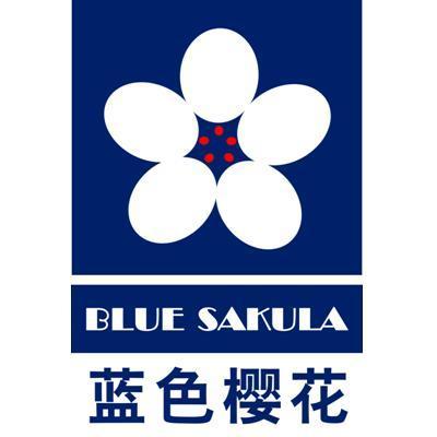 蓝色三角blue樱花图片