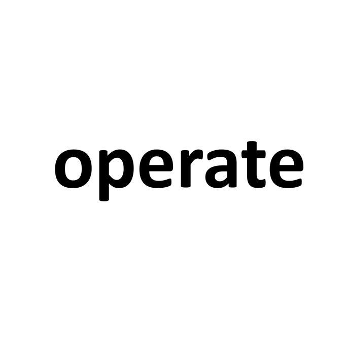  em>operate /em>