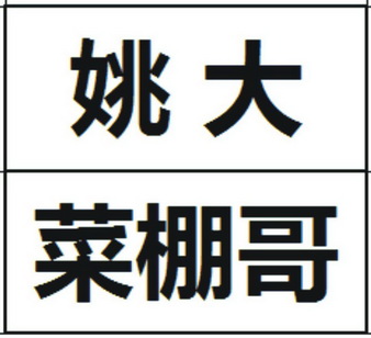 广州三环专利商标代理有限公司菜棚哥姚大商标注册申请申请/注册号