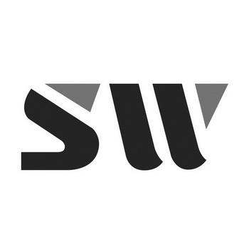 sw字母logo设计图片