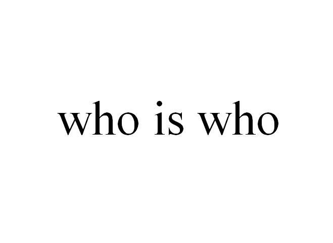 em>who/em is em>who/em>