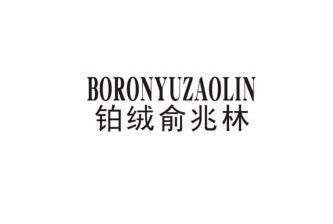 铂绒俞兆林 boronyuzaolin商标注册申请