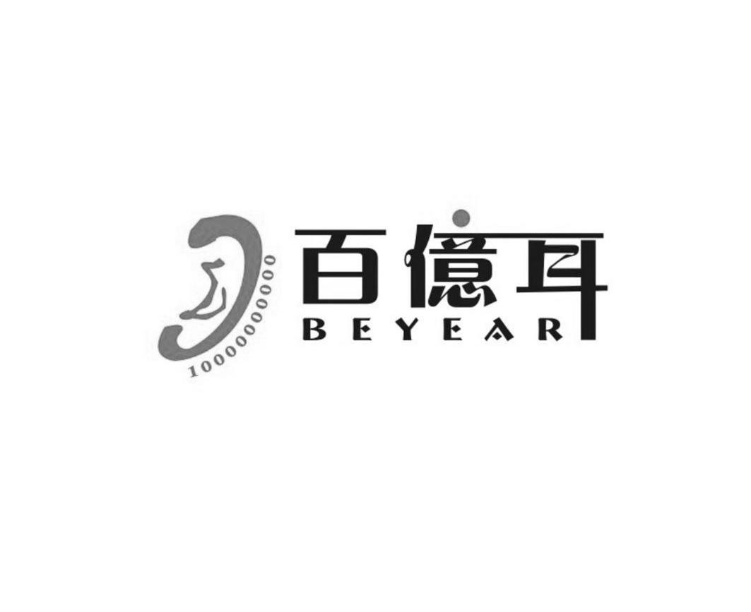 百亿 耳 beyear商标已注册