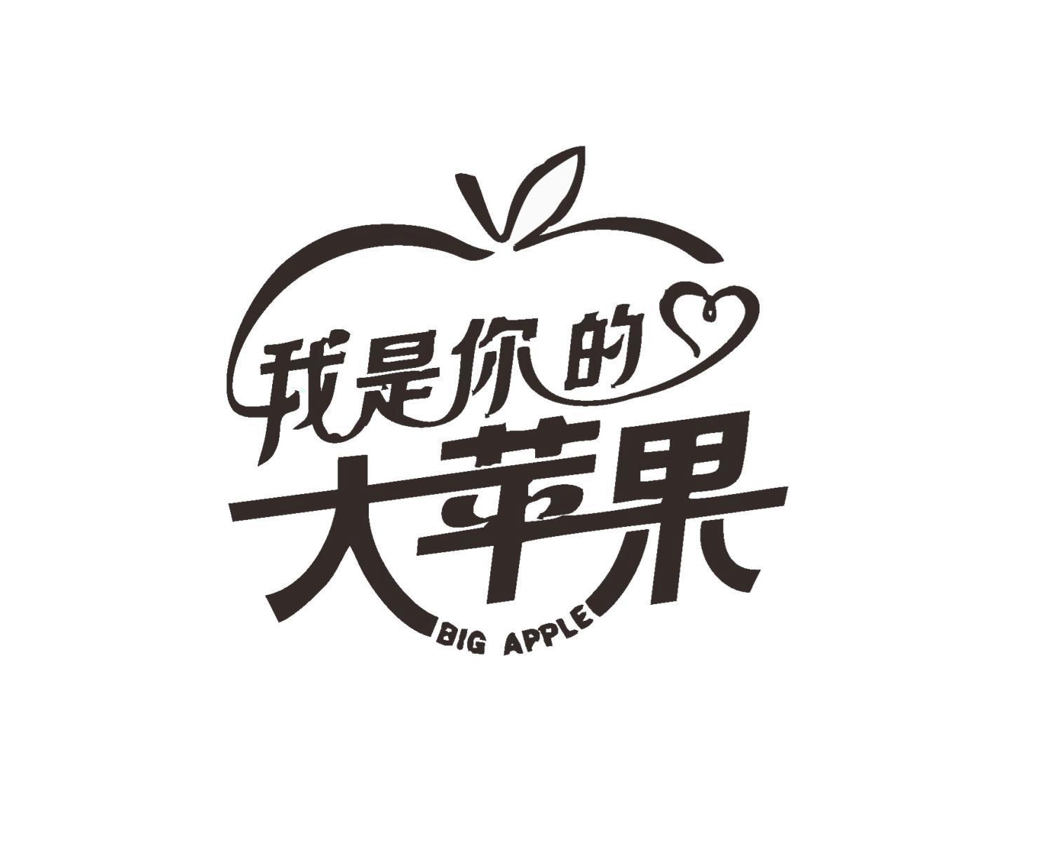 我是你的 大苹果 big apple商标注册申请受理通知书发文