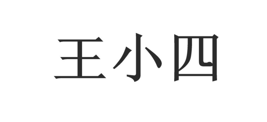  em>王小四 /em>