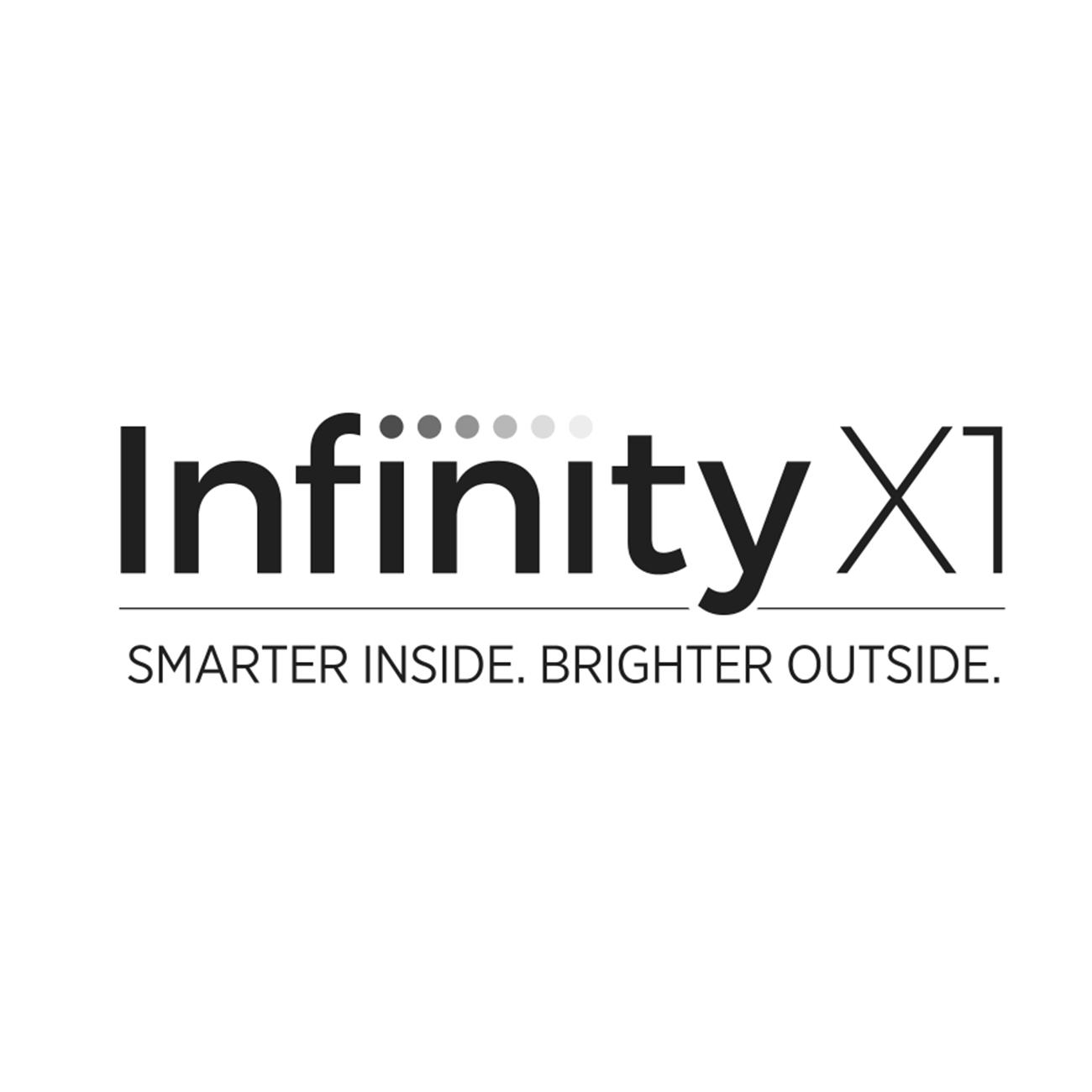 infinity x1 smarter inside.brighter outside.