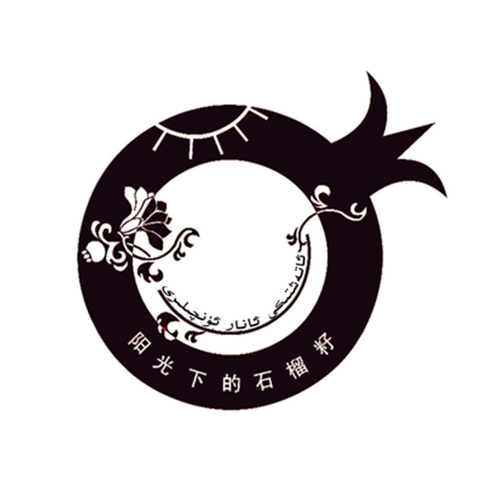 阳光下的石榴籽                            