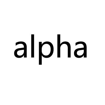 alpha                                     