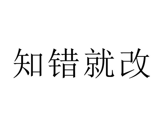 知错就改