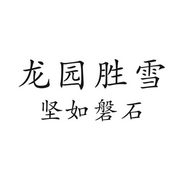 龙园胜雪坚如磐石