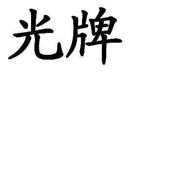  em>光 /em> em>牌 /em>