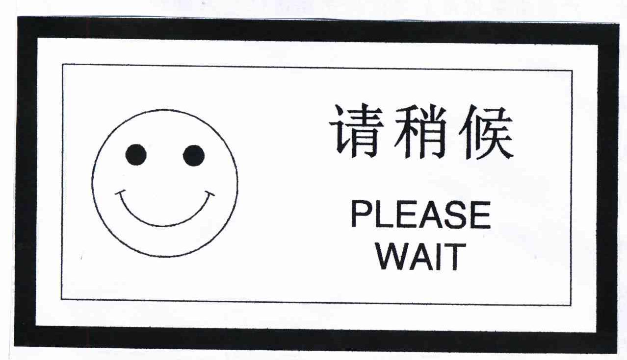 请稍候  please wait等待实质审查