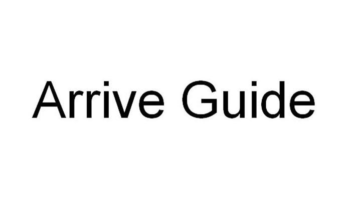  em>arrive /em>  em>guide /em>