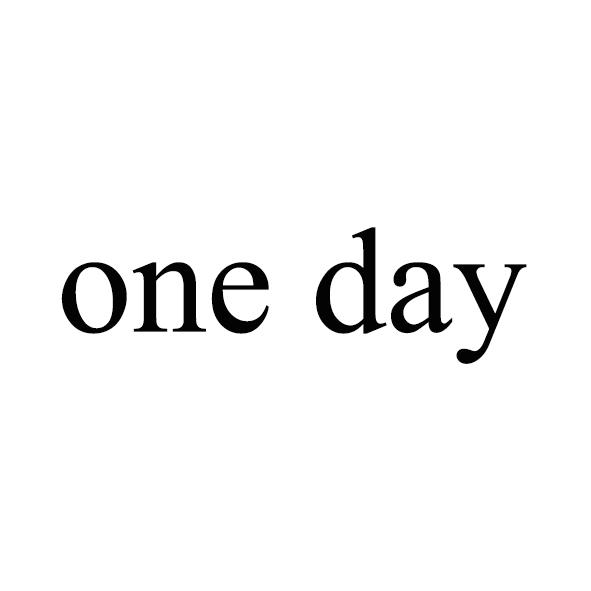 one day                                   