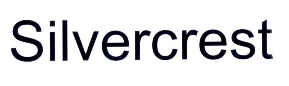 silvercrest商标注册申请申请/注册号:48852107a申请日