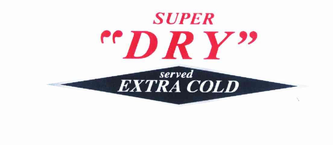  em>super /em> dry served  em>extra /em> cold
