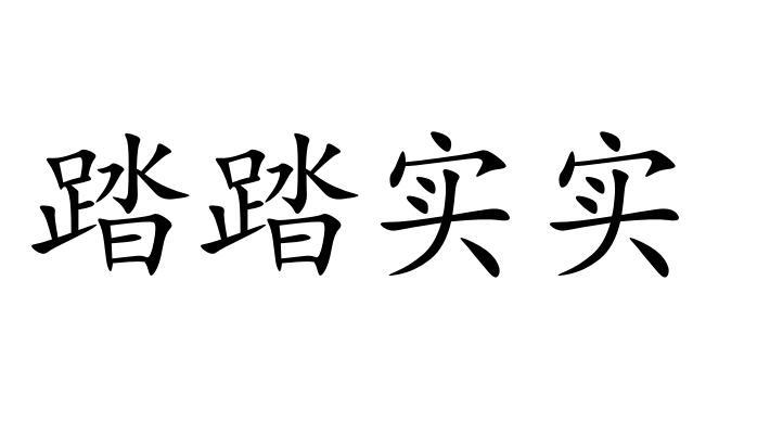 踏踏实实 