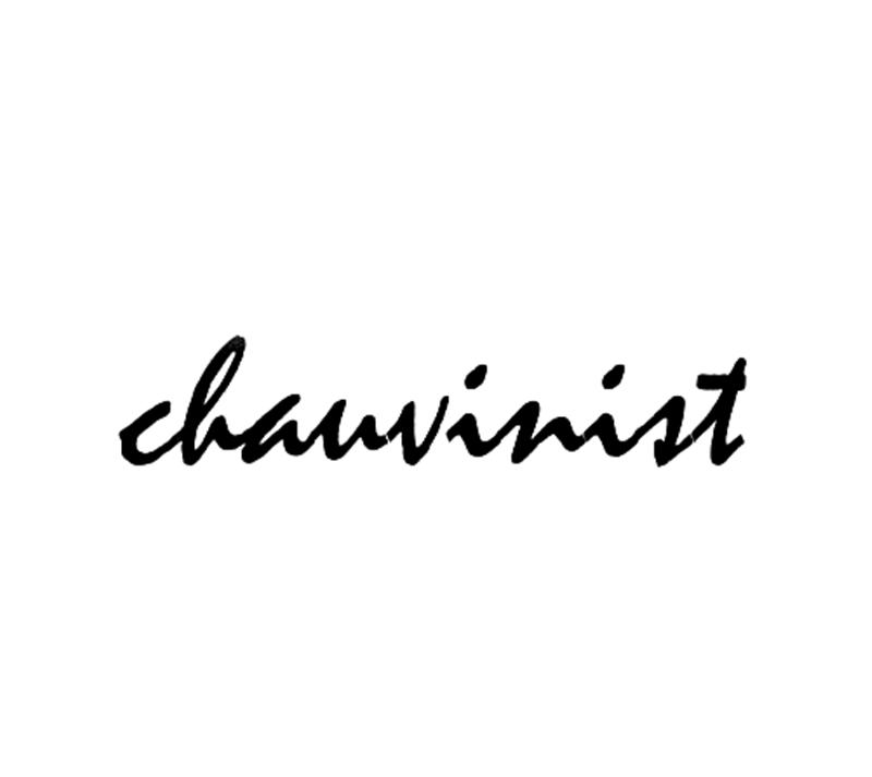 chauvinist                                