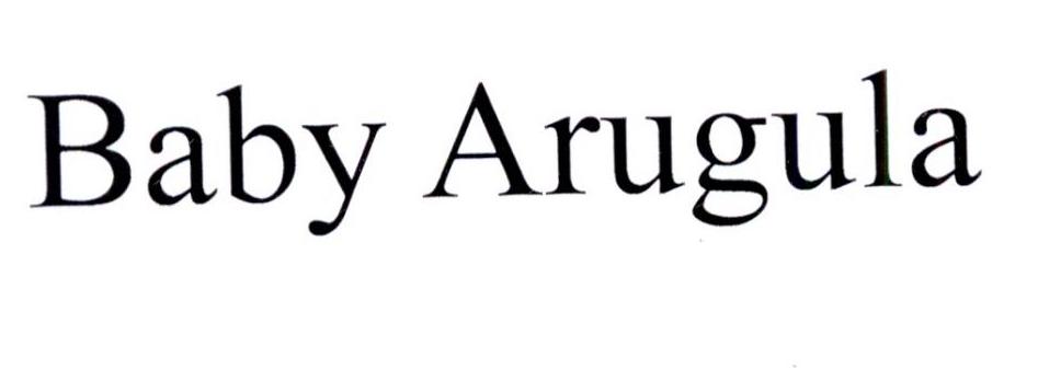  em>baby /em>  em>arugula /em>