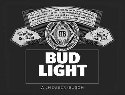  em>light /em> the world renowned bud  em>light /em> lager beer