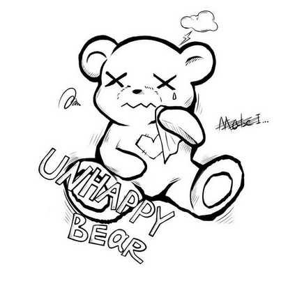  em>unhappy /em> bear