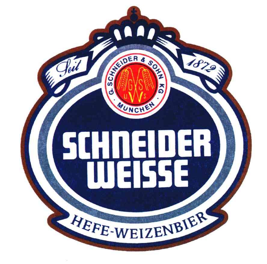 schneider weisse hefe weizenbier;g schneider sohn