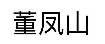 董凤山                                    